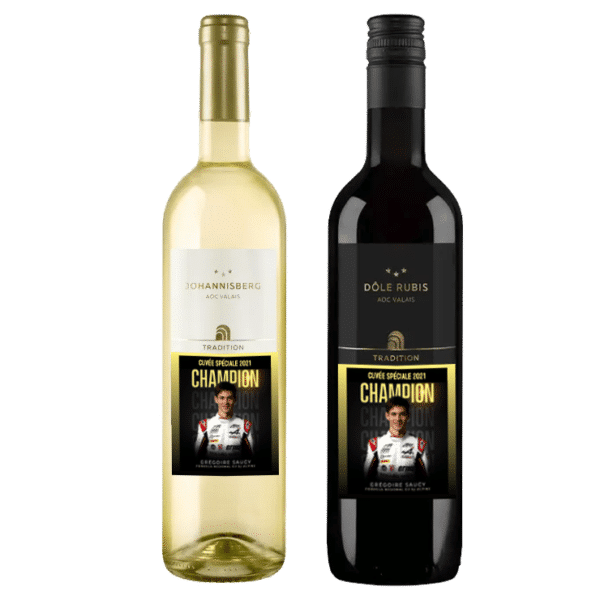 Coffret 2 bouteilles Johannisberg + Dôle