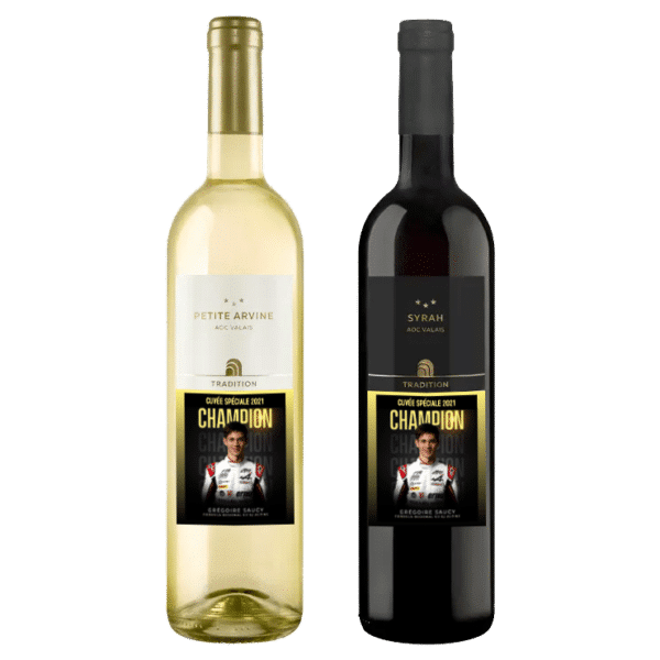 Coffret 2 bouteilles Petite Arvine + Syrah