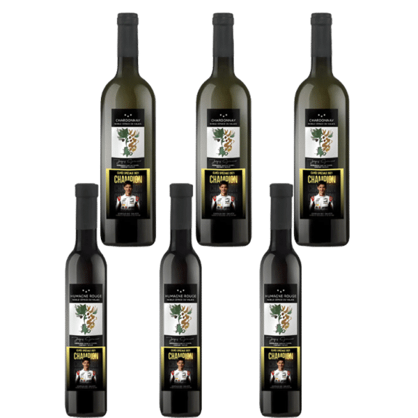 Carton de 6 bouteilles (3x Chardonnay barique blanc + 3x Humagne barique)